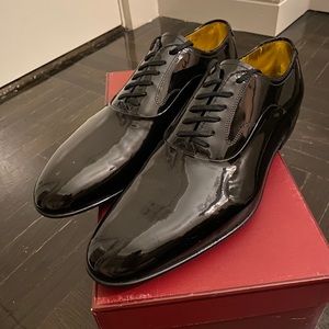 $900 8.5 Men’s Bally Patent Leather Formal Shoes